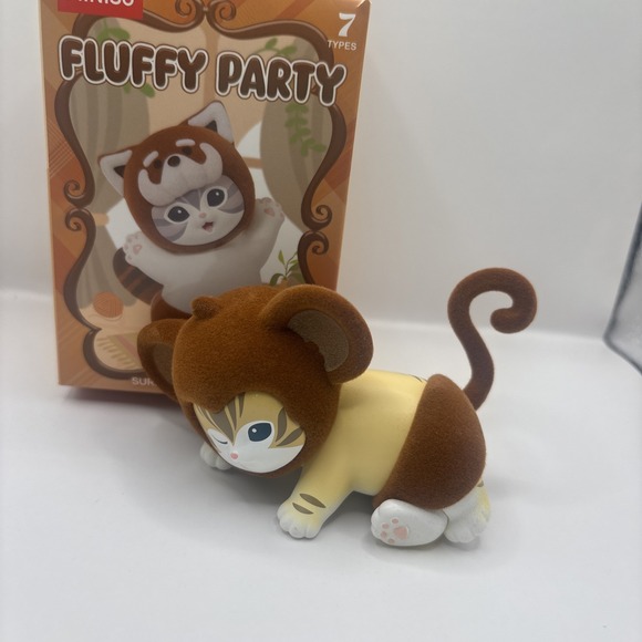 Miniso Other - Miniso Mofusand Fluffy Party Mini Figure Lazy Monkey NEW